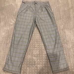 Never worn plaid trouser pants